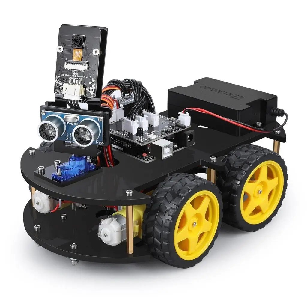 Project Smart Robot Car Kit V4, Intelligent and Educational Toy Car Robotic Kit for Arduino Learner DIY Kit Project Smart Robot Car Kit V4, Intelligent and Educational Toy Car Robotic Kit for Arduino Learner DIY Kit