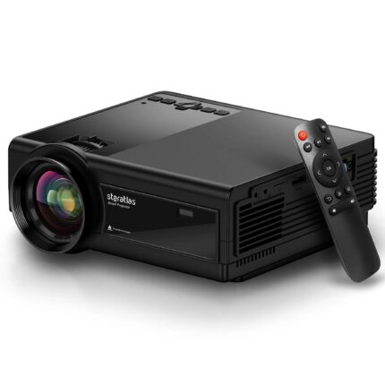 Projector With WiFi And BT 5G Native 1080P Home Theater Video Portable Outdoor Projector Compatible With USB VGA HDMI Phone