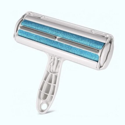 Reusable Pet Hair Removal Mitts Rollers For Cats and Dogs - Self-Cleaning Lint Roller Set For Furniture Couch Carpet