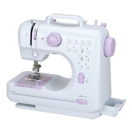 Sewing Machine for Household Use With Thick and Locked Edges, Fully Automatic Mini Multifunctional Electric Sewing Machine