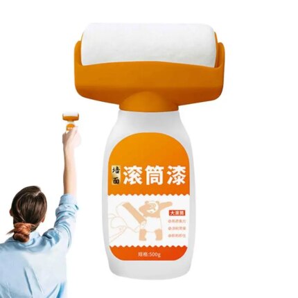 Small Wall Patching Brush Wall Repair Roller Paint Portable Household Paint Brush Cleaning Wall Patching Bathroom Kitchen Room