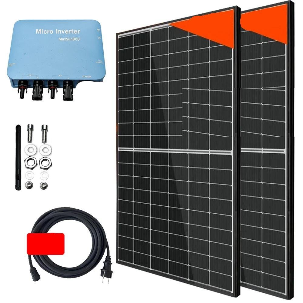 Solar Panel 410w 820w Rigid Solid Panel Solar Monocrystalline Cell For Balcony Power Generation System 820w Home Power Energy Solar Panel 410w 820w Rigid Solid Panel Solar Monocrystalline Cell For Balcony Power Generation System 820w Home Power Energy