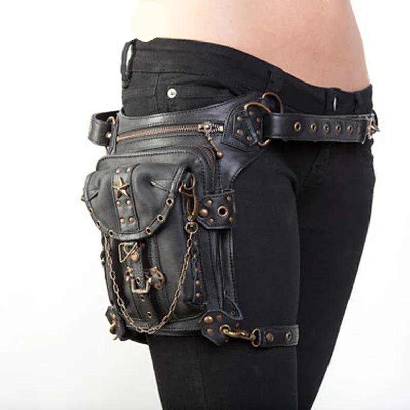 Steampunk Waist Leg Bags Women Men Victorian Style Holster Bag Motorcycle Thigh Hip Belt Packs Messenger Shoulder Bags Steampunk Waist Leg Bags Women Men Victorian Style Holster Bag Motorcycle Thigh Hip Belt Packs Messenger Shoulder Bags