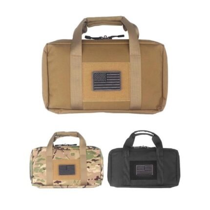 Tactical Molle Pistol Gun Bag Case for Glock 17 Storage Magazine Universal Outdoor Concealed Handgun Pouch