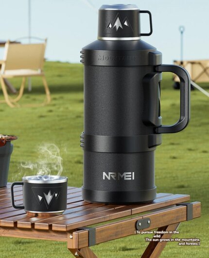 Thermos Insulated Water Bottle Stainless Steel Vacuum Flasks Large Tea Bottle Hot Water Bottle/Cold Outdoor Coffee Bottles