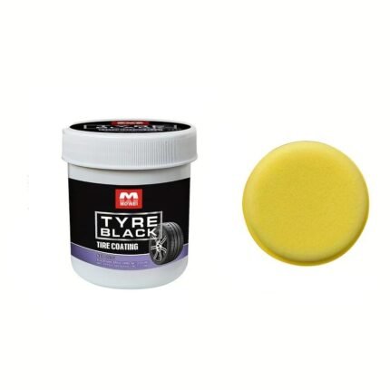 Tire Blackening Coating Wax - Hydrating Luster and Protection, Anti-Aging Tire Care Coating with Sponge Applicator