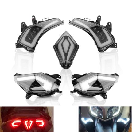 Tmax 530 xp530 Led Turn Signal Light Rear Tail Brake Light Turn Signal Taillight For YAMAHA Tmax530 T-Max530 2012-2016 E-MARK