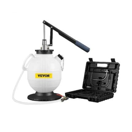 Transmission Fluid Pump ATF Fluid Transfer Filler 7.5L with Control Valve 15 Common Adapters Kit for Oil Replacement