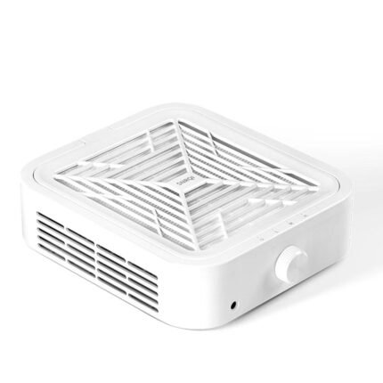 Turbine Brushless Nail Dust Remover Strong Suction 120W Nail Vacuum Cleaner for Manicure with Removable Filter Speed Adjustable