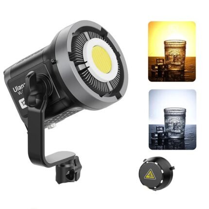 Ulanzi VL-120Bi VL-120C 120W V-Mount COB Video Light Wireless APP Control 2700K-6500K CRI＞95 for Video Photography Studio