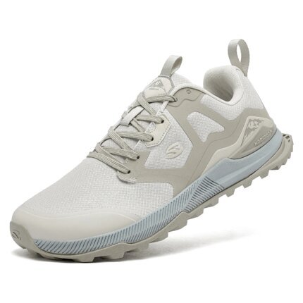 Unisex Hiking Shoes Women Men Trail Running Outdoor Sneakers Artificial Leather Non Slip Lace-Up Walking Shoes