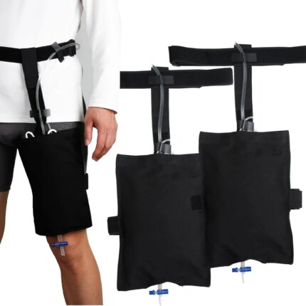 Urinary Drainage Bag External Bladder Ostomy Collection Waist Bag Catheter Urine Leg Bag Holder Fixed Storage Pouch Home Care