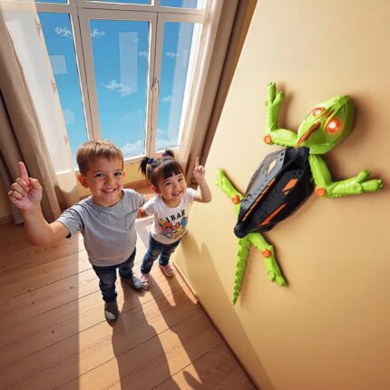 Wall Climbing RC Gecko Toy Electric Remote Control Lizard Wall Climbing Car Gecko Animal Car Children's Halloween Toys
