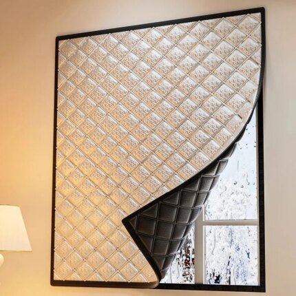 Warm Curtains, Cold and Heat Insulation, Window Screens, Sun Shading, Sound Insulation, Double Thickened Warm Curtains