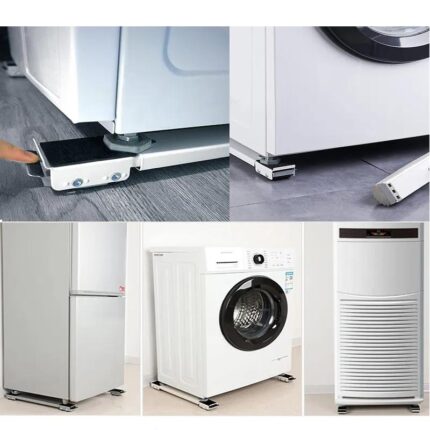 Washing Machine Stand Movable Refrigerator Raised Base Mobile Roller Bracket Wheel Bathroom Kitchen Accessories Home Appliance