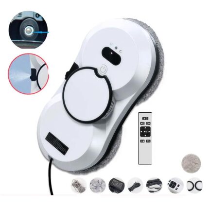 Water Spray Window Cleaning Robot Intelligent High-Rise Double-sided Brushless Motor Glass Cleaner Spray Type