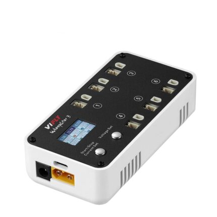 WhoopStor 3 V3 6 Ports 1S LIPO Battery Charger Discharger Storage Function for FPV Tinywhoop 4.2V 4.35V BT2.0 PH2.0
