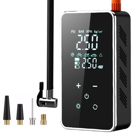 Wireless Air Pump 150psi Touch Screen Portable Electric Tire Inflator For Car Bicycle Motorcycle Mini Air Compressor Injector