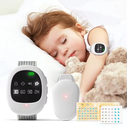 Wireless Bedwetting Alarm Adults Elder Potty Training Sensor Enuresis Bedwetting Alarm with Wristband for Kids Elder Care