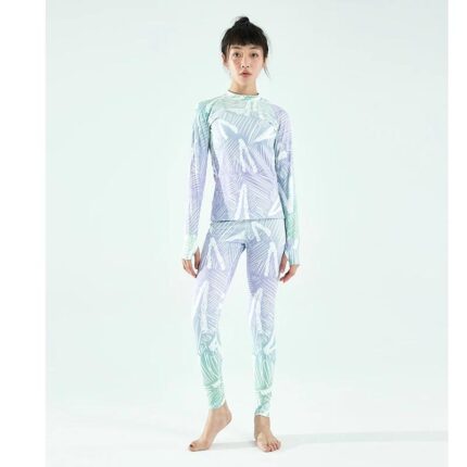 Women Ultra Soft Winter Quick Dry Base Layering Set Microfiber Fleece Thermal Underwear Long Johns Set Clothes Plus Pants