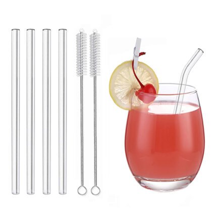 Reusable Glass Drinking Straw