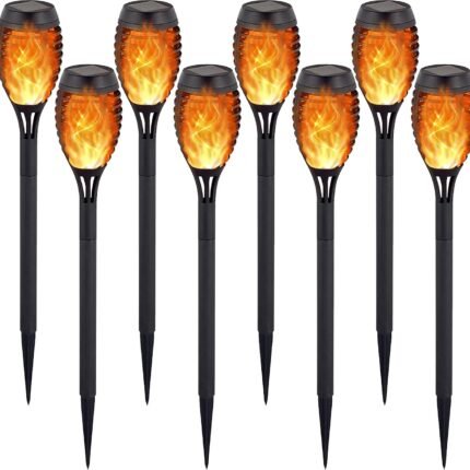 Flickering Solar Flame Garden Lights