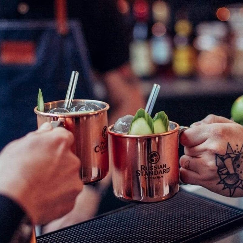 Glass Reusable Cocktail Straws (4 pcs) - Image 4