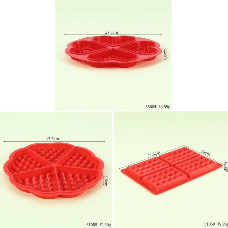 Non Stick Silicone Waffle Mold - Image 5