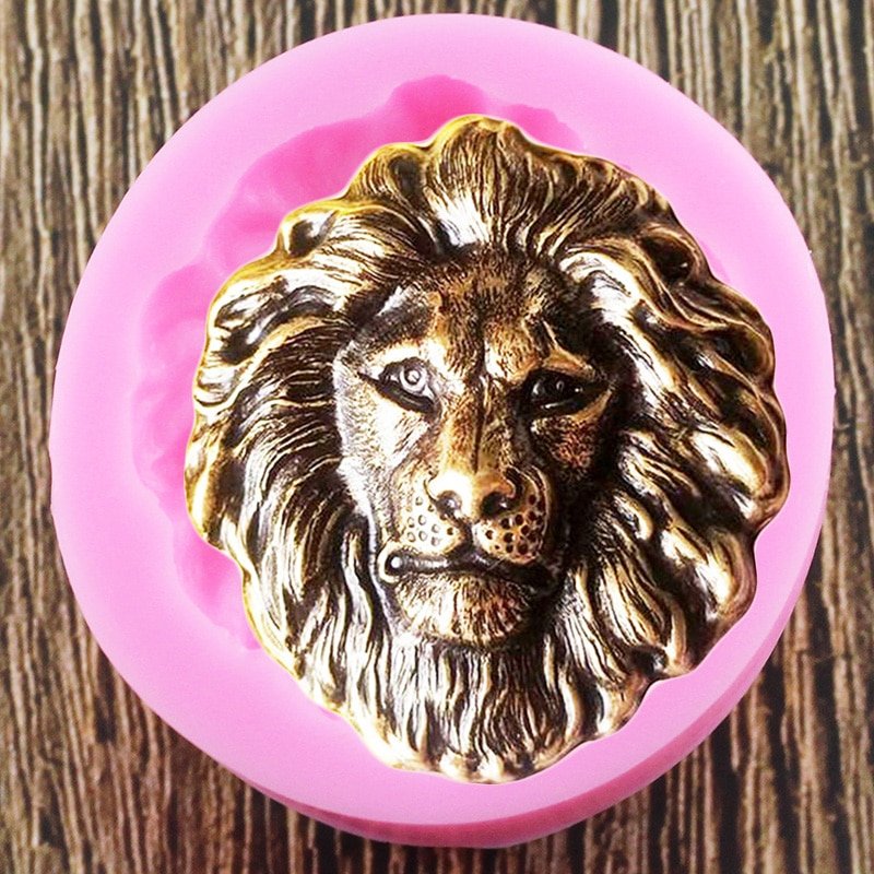 Oven Safe Silicone 3D Lion Mold