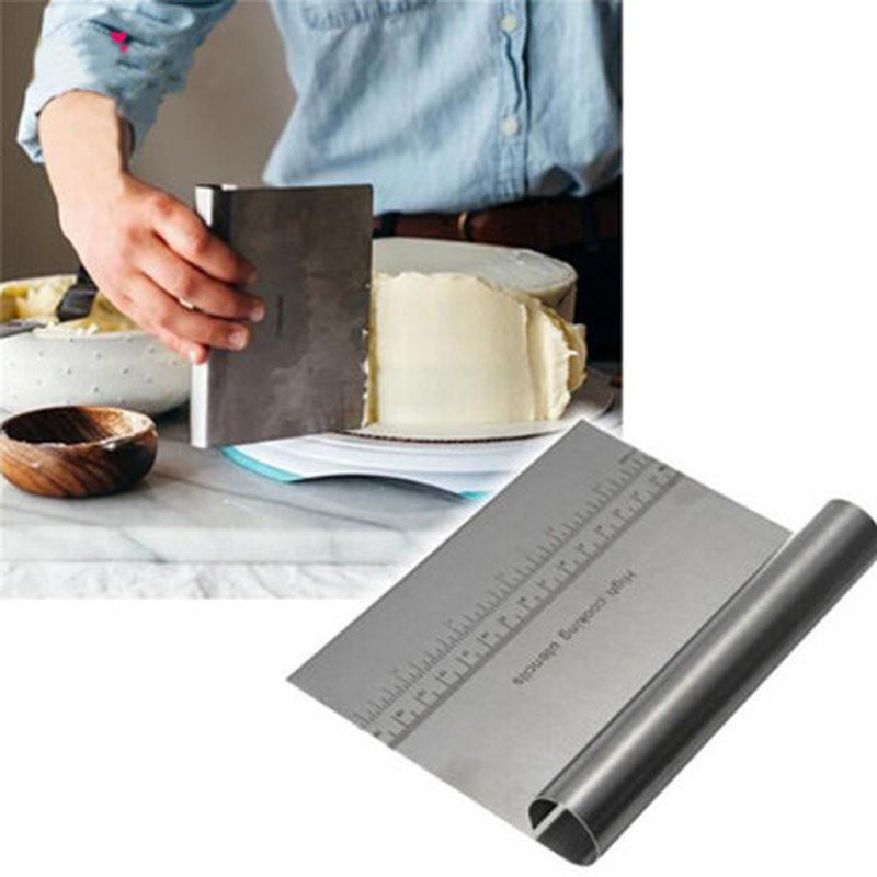 Stainless Steel Dough Cutter with Ruler
