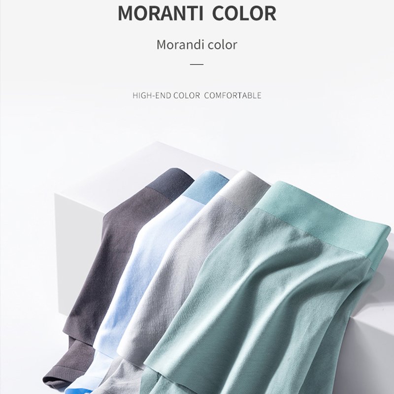 3pcs/set Men’s Underwear Graphene 3A Antibacterial Underpants Pure Cotton Men Boxer Shorts Moisture Absorbent Elastic Male Panties - Image 3