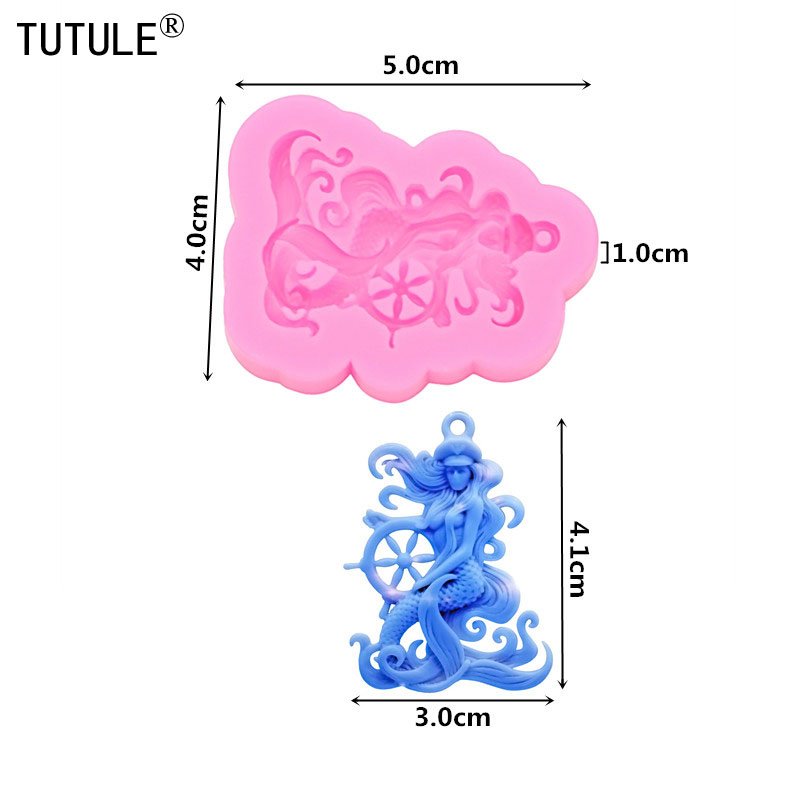 Non Stick Mermaid Silicone Mold - Image 2