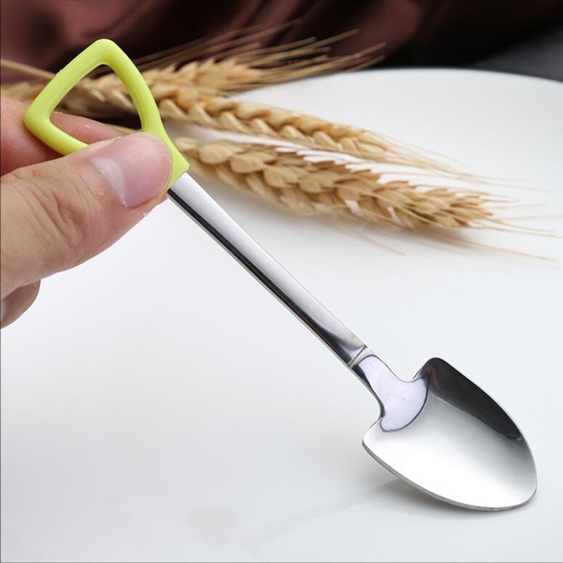 Stainless Steel Shovel Shaped Spoon - Image 2