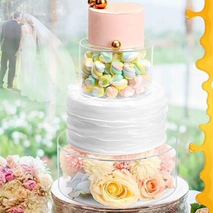 Round Acrylic Fillable Cake Stand