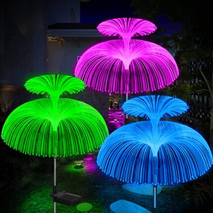 RGB Waterproof Jellyfish Solar Light