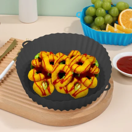 Reusable Silicone Tray for Air Fryer