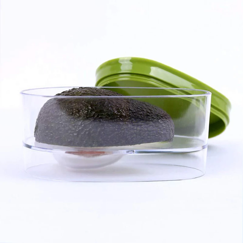 Half Avocado Airtight Storage Box Clear Plastic Avocado Fresh-keeping Box Storage Container - Image 2