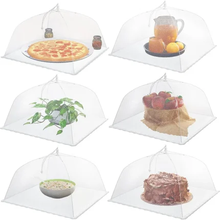 Mesh Food Tent Reusable and Collapsible Food Net For Outdoors Large and Tall Mesh Food Covers Tent Umbrella