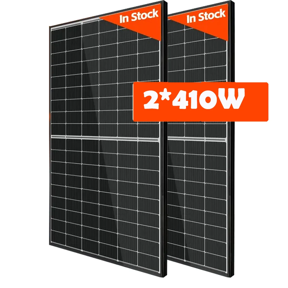 Solar Panel 410w 820w Rigid Solid Panel Solar Monocrystalline Cell For Balcony Power Generation System 820w Home Power Energy - Image 3