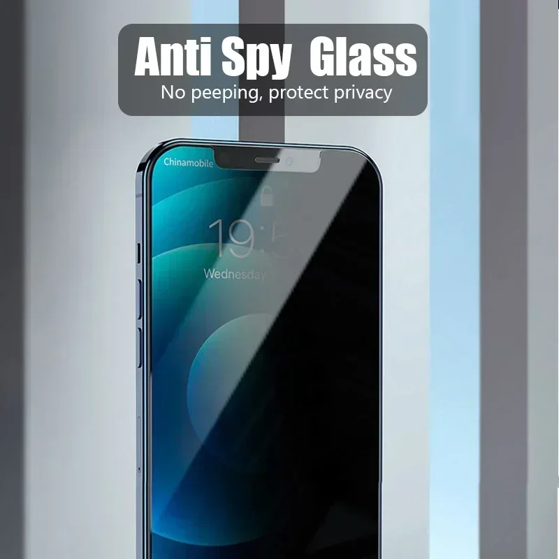 Privacy Screen Protector for iPhone 15 14 13 12 11 Pro Max Mini 7 8 6 Plus Anti-Spy Glass For iPhone SE X XS XR - Image 7