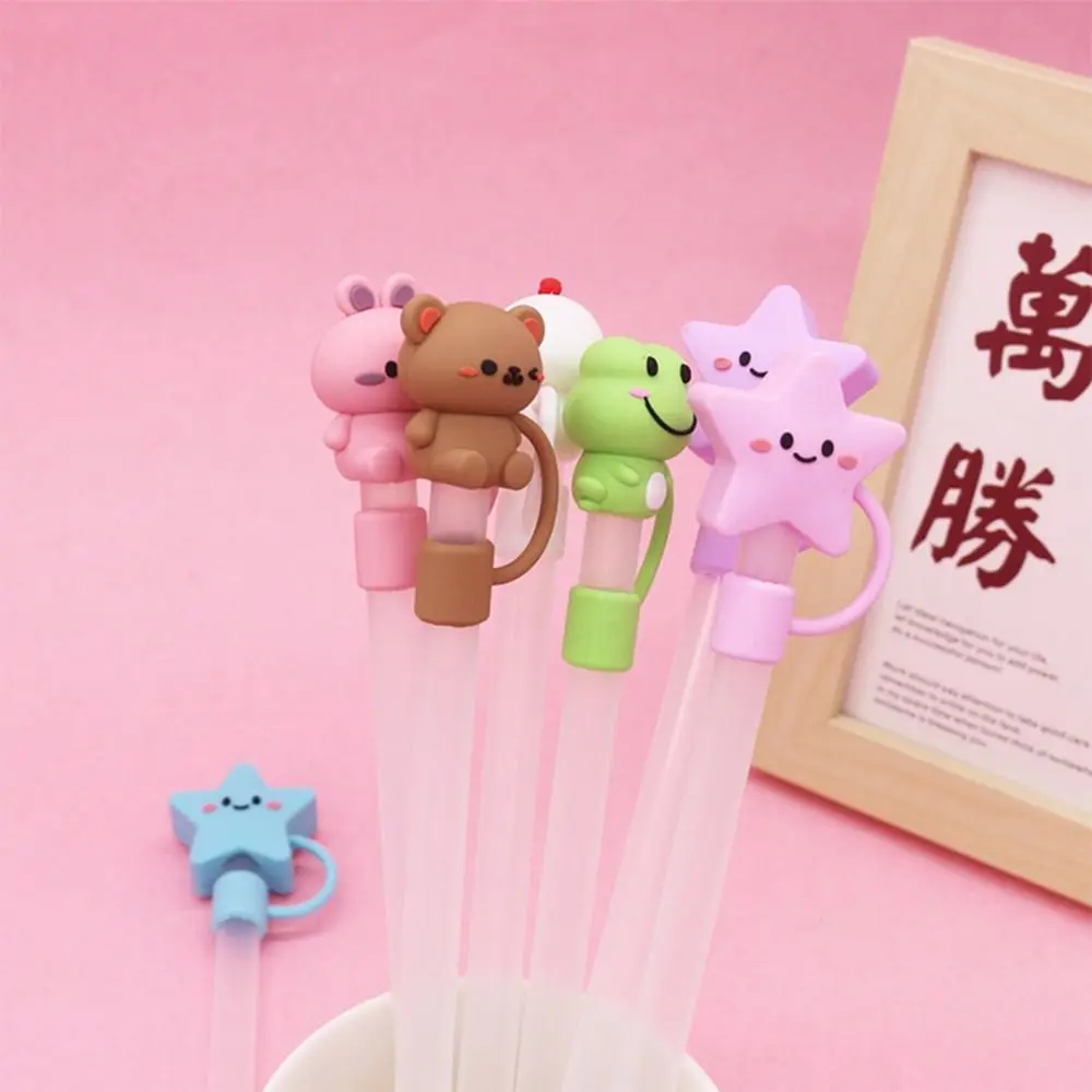 Adorable Design Straw Cap Cover