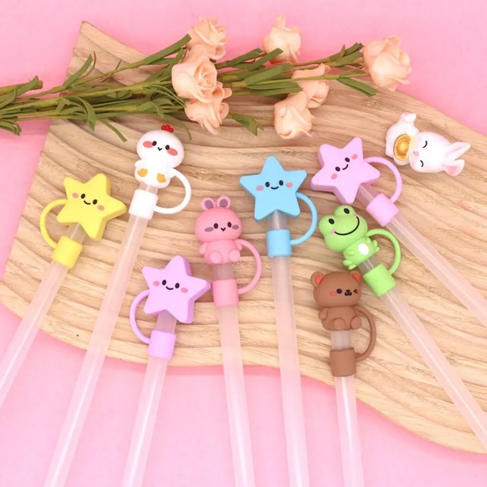 Adorable Design Straw Cap Cover - Image 2