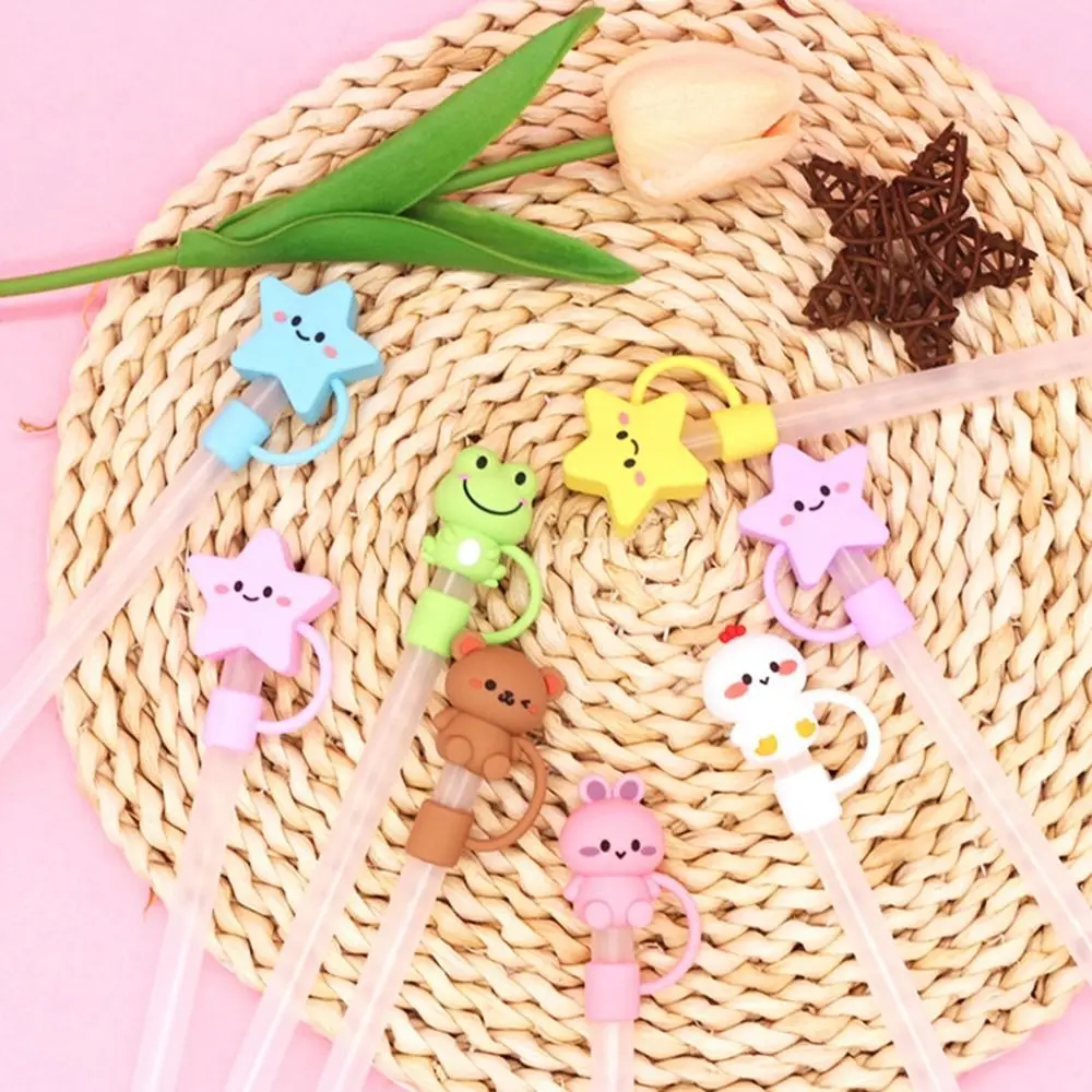 Adorable Design Straw Cap Cover - Image 3