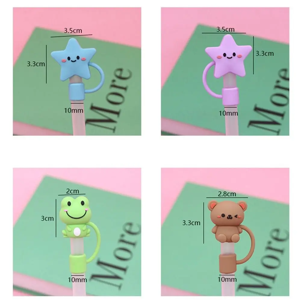 Adorable Design Straw Cap Cover - Image 5