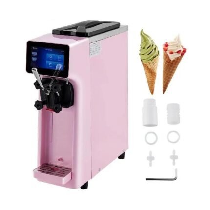 10-20L/H Ice Cream Maker Commercial Single Flavor Countertop Gelato Sorbet Yogurt Home Freezing Equipment Vending Machine
