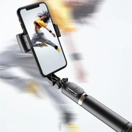 Mobile Video stabilizer Bluetooth selfie stick tripod Gimbal Stabilizer For Smartphone Live vertical shooting bracket