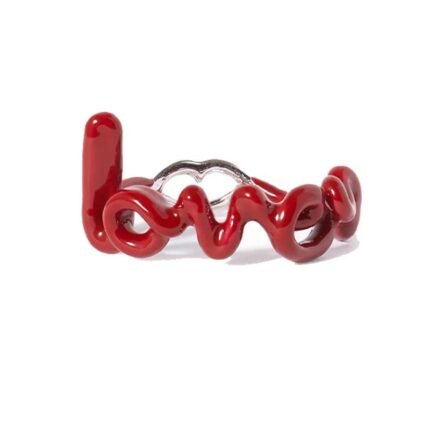 Fashionable Red Love Ring