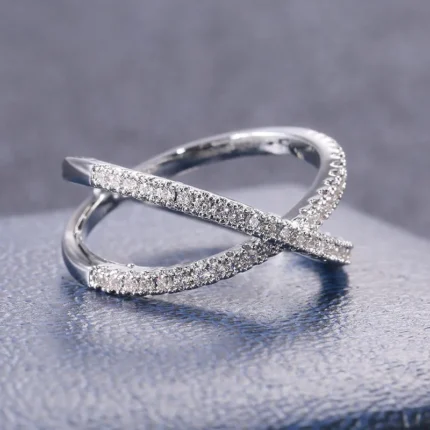 Fashionable X Shaped Ring