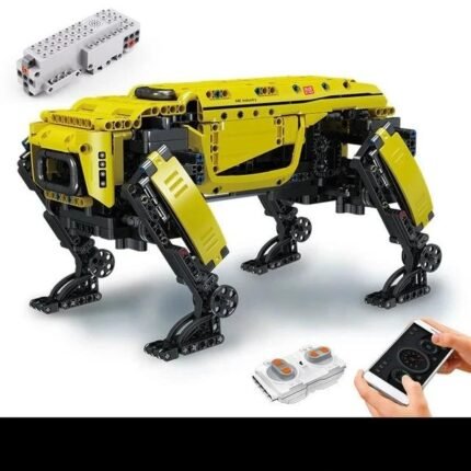 936PCS RC Power Robot Dog Building Blocks 15066 Technical Robot Toys Motorized Boston Dynamics Big Alpha Dog Model Bricks Gifts
