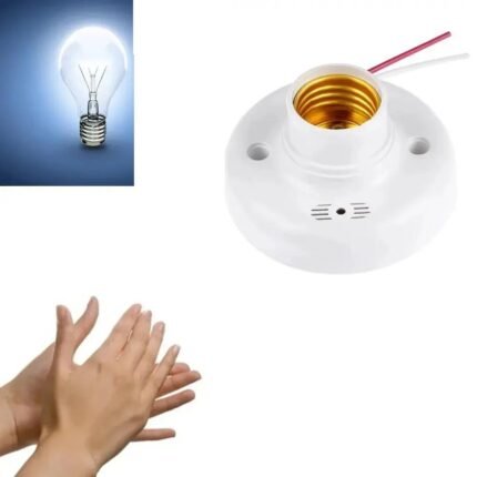 E27 Screw Lamp Base Sound Voice Control Delay Switch Light Socket Adapter AC180-240V Lighting Accessories LED Bulb Holder